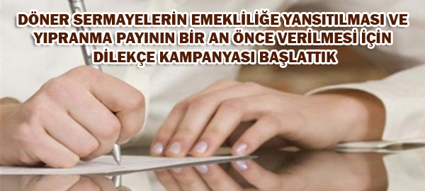 Dilekçe Kampanyamıza Sizde Katılın