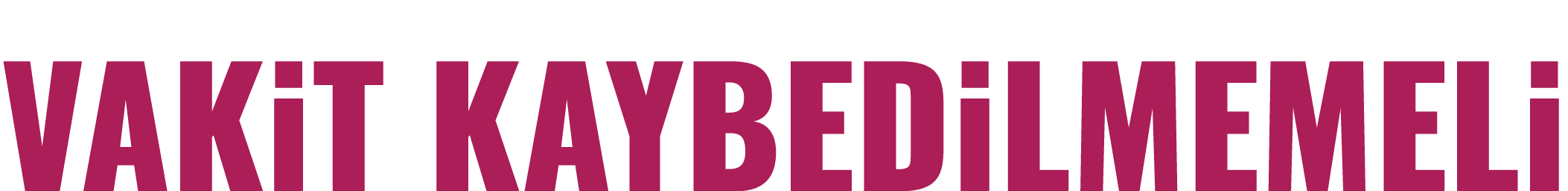 VAKiT KAYBEDiLMEMELi