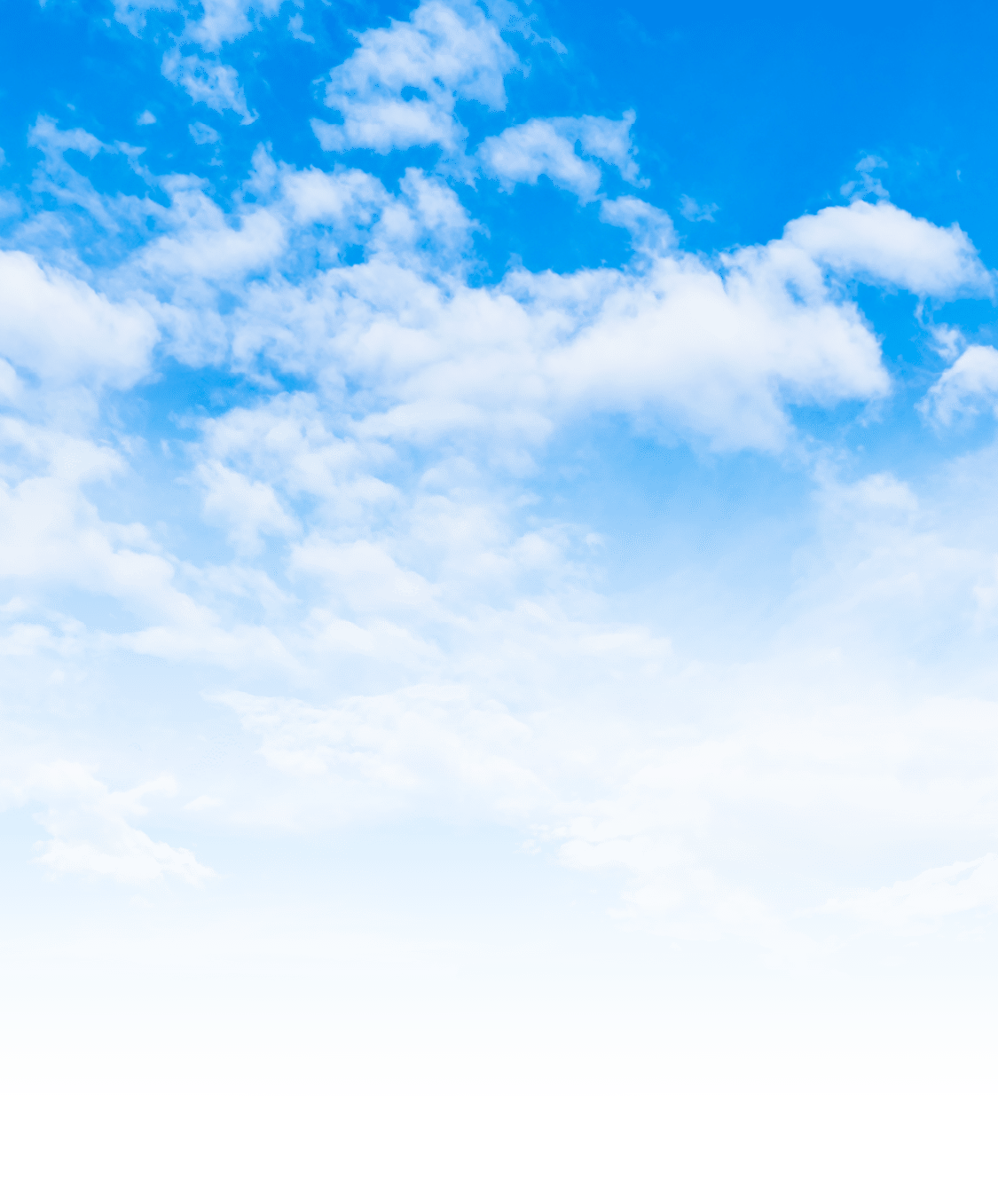 Beautiful nature with white cloud on blue sky background