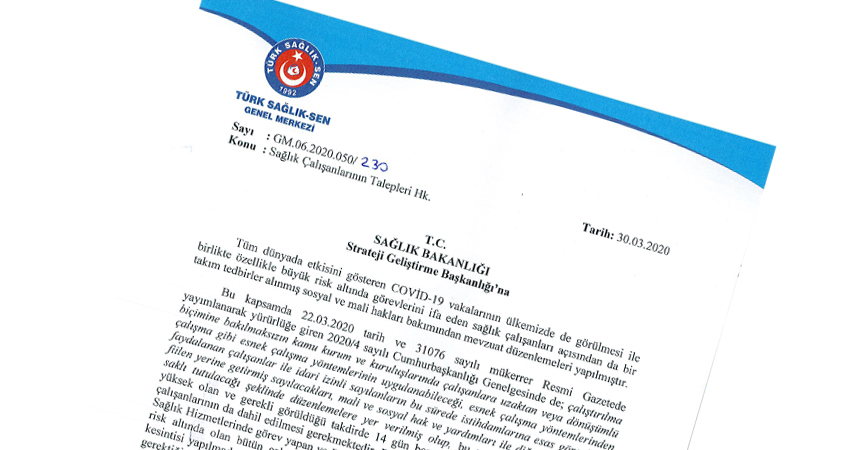 Ücret Kayıpları ve İdari İzin Mağduriyetleri İle İlgili Olarak Bakanlığa Başvurduk