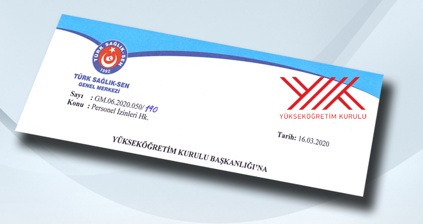 İzinlerde Farklı Uygulama Yapan Üniv. Hastaneleri Nedeniyle YÖK’e Başvurduk