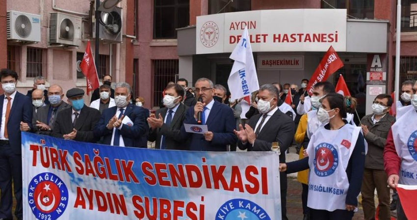 Aydın'da Sağlık Çalışanlarının Taleplerini Dile Getirdik
