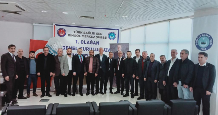 Bingöl Şubemiz 1. Olağan Genel Kurulunu Gerçekleştirdi. Teşkilatımıza Hayırlı Olsun.