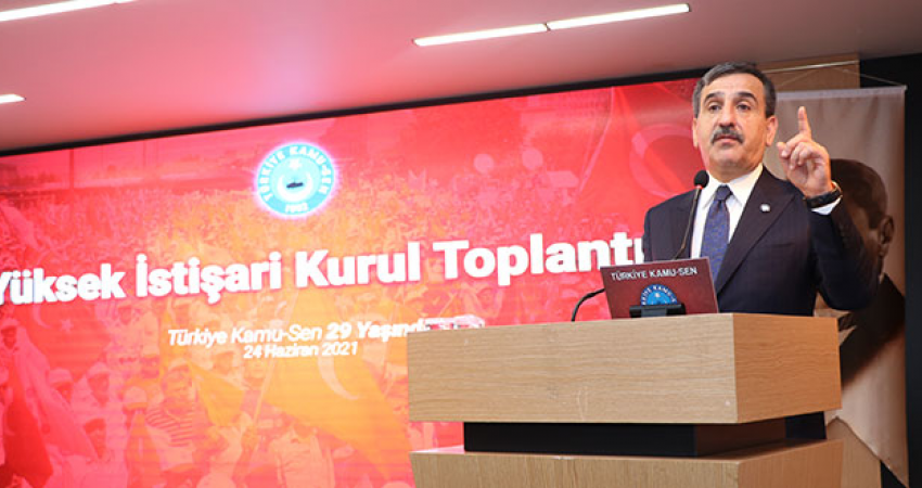 TÜRKİYE KAMU-SEN YÜKSEK İSTİŞARİ KURUL TOPLANTISI ANKARA’DA GERÇEKLEŞTİRİLDİ