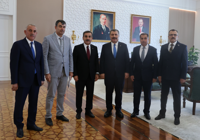 Sağlık Bakanı Dr. Fahrettin Koca'yı Ziyaret Ettik