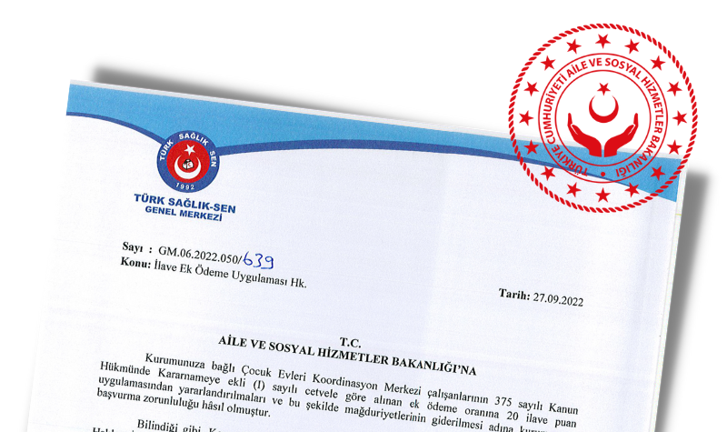 Çocuk Evleri ve Koordinasyon Merkezi Çalışanları İçin Başvurumuzu Yaptık