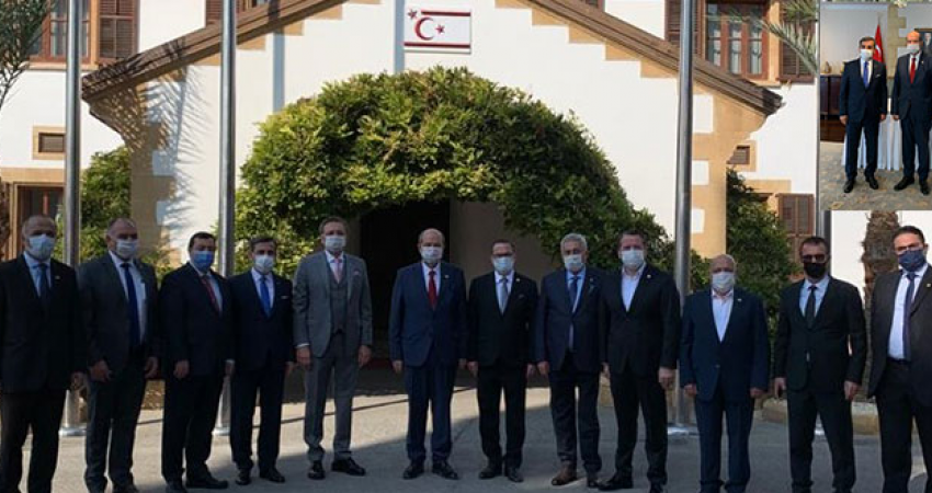 KARMA İSTİŞARE KOMİTESİNDEN KKTC CUMHURBAŞKANINA HAYIRLI OLSUN ZİYARETİ