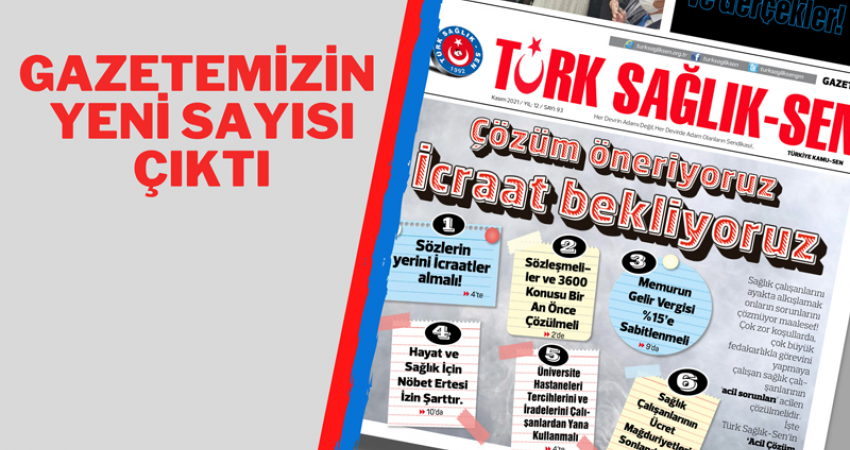 Gazete Türk Sağlık-Sen 93. Sayı