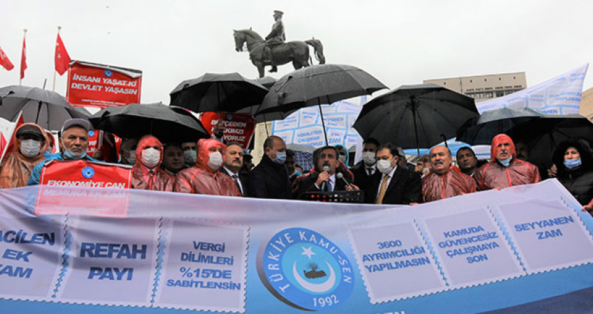 EK ZAM VE REFAH PAYI VAZGEÇİLMEZ TALEBİMİZDİR