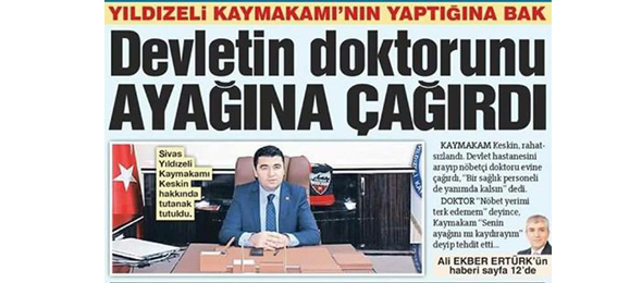 Genel Başkan Kahveci: Kaymakam Hakkında Soruşturma Açılmalı