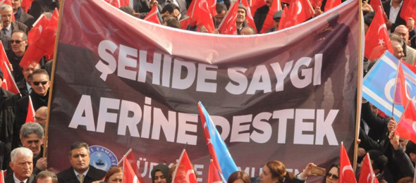 Türkiye Kamu-Sen Mehmetçik İçin Meydanları Doldurdu