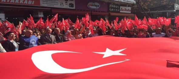 Terör Olaylarını Protesto Ettik