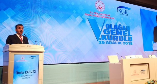 Genel Başkanımız SGK Genel Kuruluna Katıldı