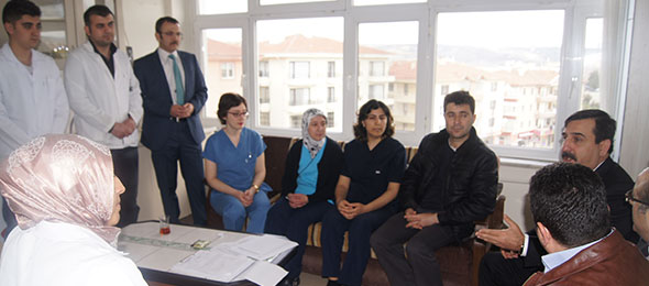 Genel Başkanımızdan Sağlık Çalışanlarına Ziyaret 