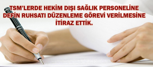 Halk Sağlığı Kurumuna Sorunun Çözümü İçin Başvurduk