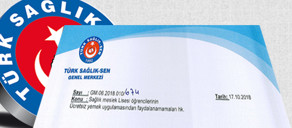 SML Öğrencilerinin Ücretsiz Yemekten Faydalandırılmaları İçin Başvurduk