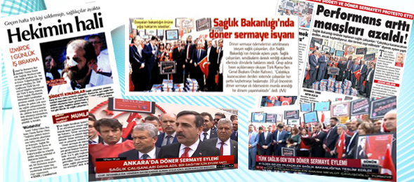 Döner Sermaye Eylemimiz Medyada Yer Aldı