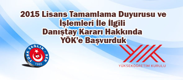 Lisans Tamamlamada Mağduriyet Olmaması İçin Başvurduk