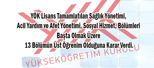 Lisans Tamamlamada Üst Öğrenim Belirsizliği Sonlandı.
