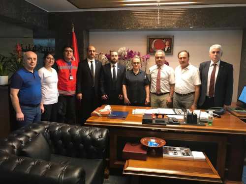 Farabi Hastanesi Başhekimliğine Atanan Prof.Dr.Yüksel ALİYAZICIOĞLU\'na Hayırlı Olsun Ziyareti Yaptık.