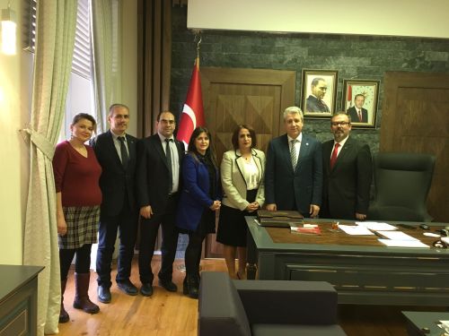 Ege Üniversitesi Rektörlüğünü Ziyaret Ettik