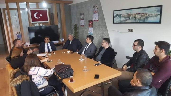 BÜYÜKŞEHİR BELEDİYESİ SAĞLIK ve SOSYAL DAİRE BAŞKANI  SAYIN FATİH KARAYANDI DAN SENDİKAMIZI ZİYARET