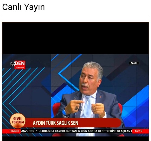 Şube Başkanımız Ahmet Bozkurt Canlı Yayında Sorunlarımızı Dile Getirdi