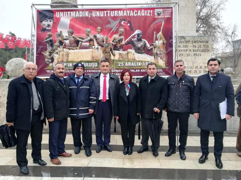 25 ARALIK GAZİANTEP'İN KURTULUŞ ETKİNLİĞİNE KATILDIK