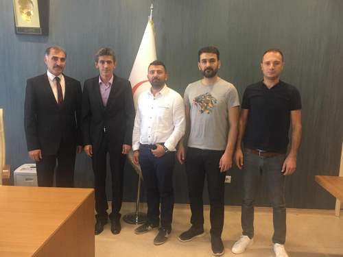 Numune Hastanesi Başhekimi ve Cumhuriyet Üniversitesi Hastanesi Müdürlerini Ziyaret Ettik.