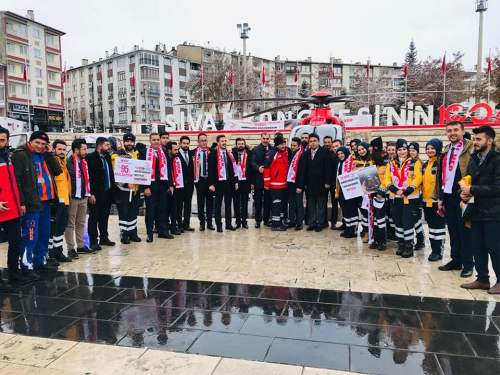 112 Acil Sağlık Haftası Kutlaması Etkinliğine Katıldık.