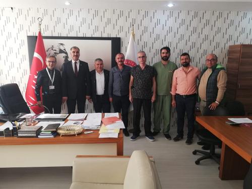 Cumhuriyet Üniversitesi Hastanesi Yöneticilerimizi Ziyaretimizden 
