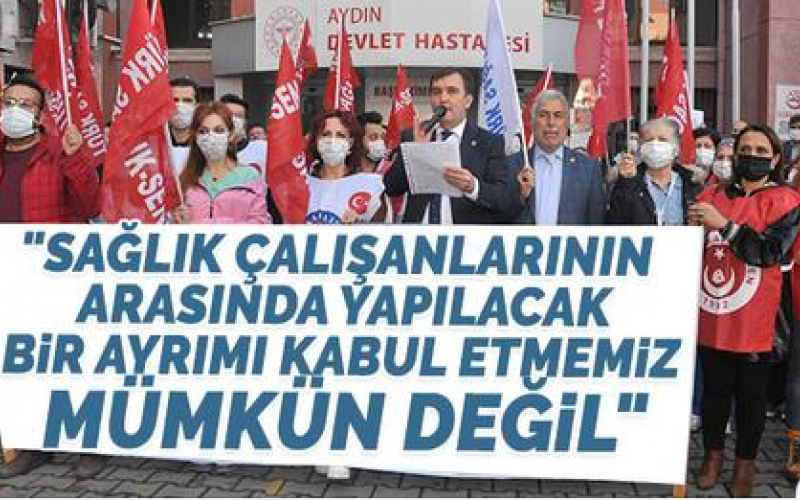 Sağlık Çalışanlarının Arasında Yapılacak Bir Ayrımı Kabul Etmemiz Mümkün Değil