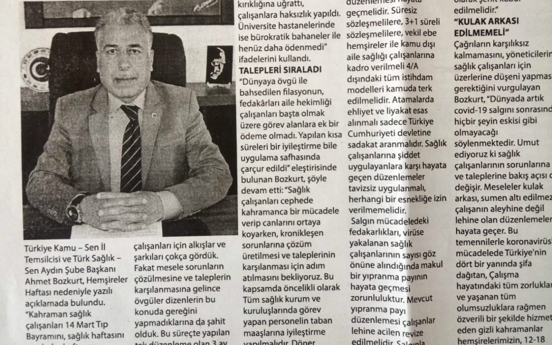 Maaşlarda İyileştirme Yapılmalı