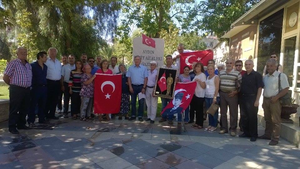 Aydın Şehit Aileleri ve Gazileri Derneği İle Birlikte Terör Saldırılarını Şiddetle Kınadık