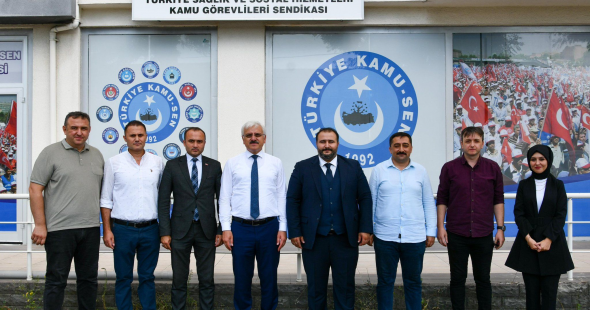 Valimizden Türkiye Kamu-Sen’e Ziyaret