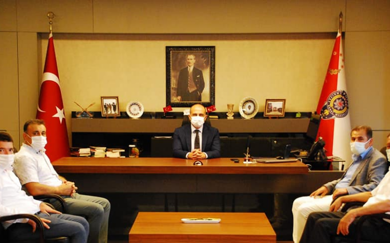 İl Emniyet Müdürü Sayın Mustafa Emre BAŞBUĞ'u ziyaret ettik.