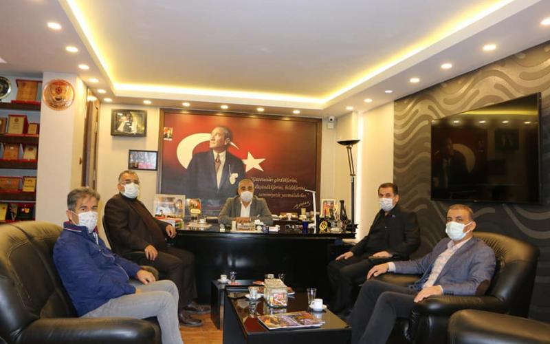 BASIN KURULUŞLARINI ZİYARET ETTİK.