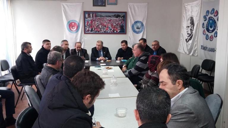 Prof Dr. Ümit Özdağ Sendikamızı Ziyaret Etti.