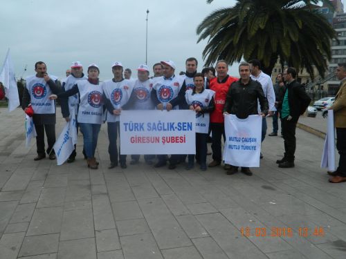 Giresun'da 13 Mart'ta İş Bıraktık