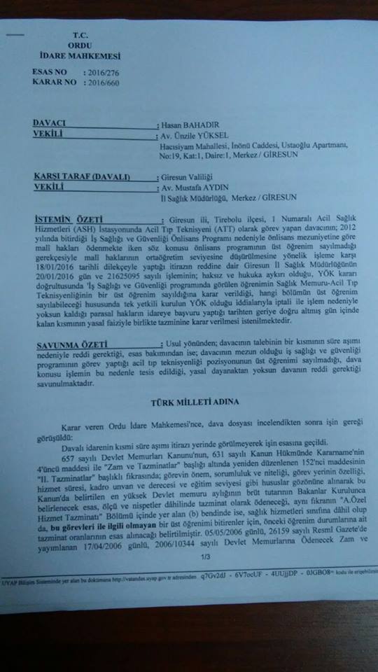 Mali Hakların Ödenmesi