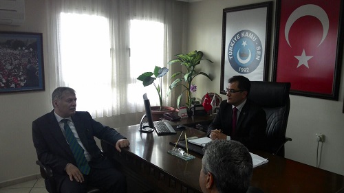 İzmir Halk Sağlığı Müdürü Mehmet Nil HIDIR'dan Sendikamıza ziyaret.