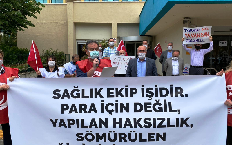 Ek Ödeme Adaletsizliğine Son Basın Açıklamamız