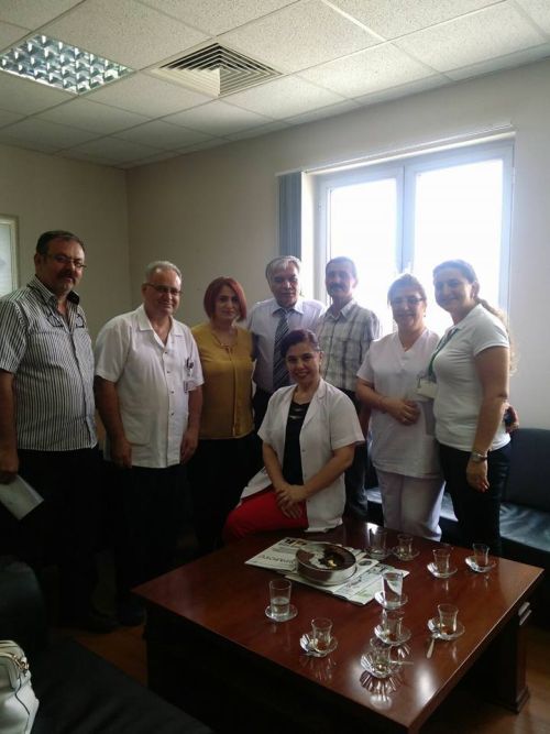 Dokuz Eylül Üniversite Hastanesi Yeni Başhekimini Zİiyaret Ettik