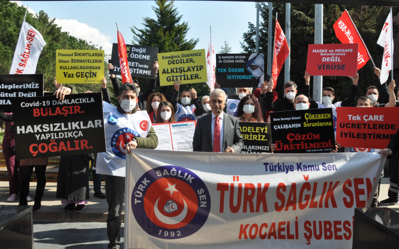 SAĞLIKÇILARDAN DÖNER SERMAYE FERYADI