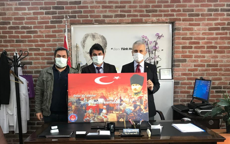 ÇEKER; İLÇE SAĞLIK MÜDÜRÜ KÖSA’Yİ ZİYARET ETTİ