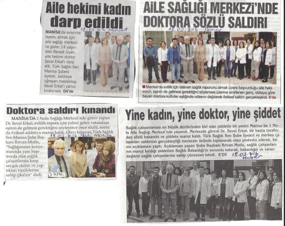 Aile Hekimi Üyemize Yapılan Saldırıyı Kınadık