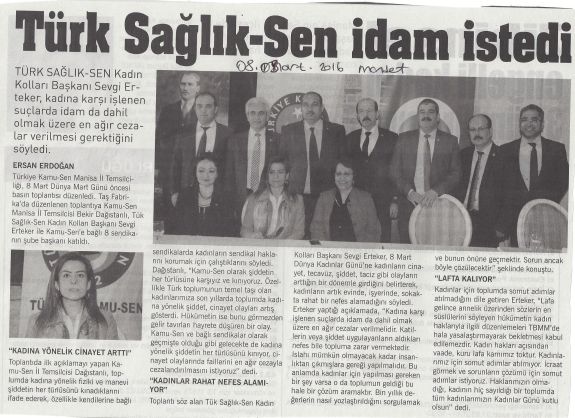 Kadının Sorunları İçin Laf Değil, İcraat Bekliyoruz