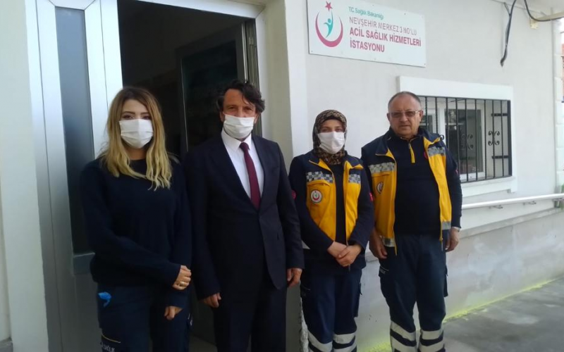 Merkez 112 Acil Sağlık İstasyonlarını ziyaret ettik.