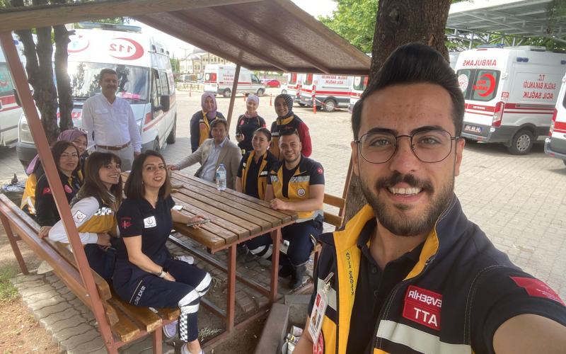 112 Acil Sağlık İstasyonu Çalışanlarını Ziyaret Ettik.