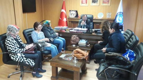 Kadın Kolları Komisyonumuz Kamu-Sen'i Ziyaret Etti